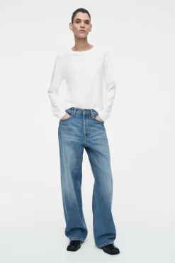 COS 24/7 LONG-SLEEVED T-SHIRT WHITE