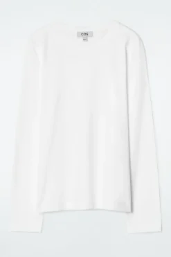 COS 24/7 LONG-SLEEVED T-SHIRT WHITE