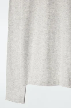 Discount COS 24/7 LONG-SLEEVED T-SHIRT LIGHT GRAY