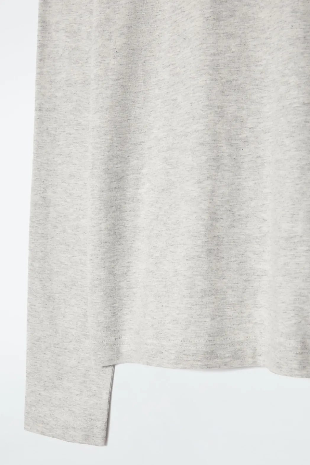 Discount COS 24/7 LONG-SLEEVED T-SHIRT LIGHT GRAY