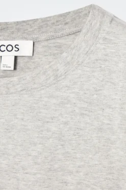Discount COS 24/7 LONG-SLEEVED T-SHIRT LIGHT GRAY