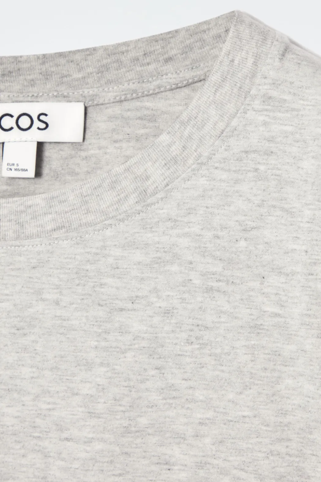 Discount COS 24/7 LONG-SLEEVED T-SHIRT LIGHT GRAY