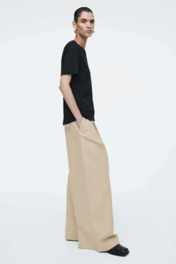 Sale COS 24/7 REGULAR T-SHIRT Black