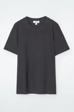 Sale COS 24/7 REGULAR T-SHIRT Black