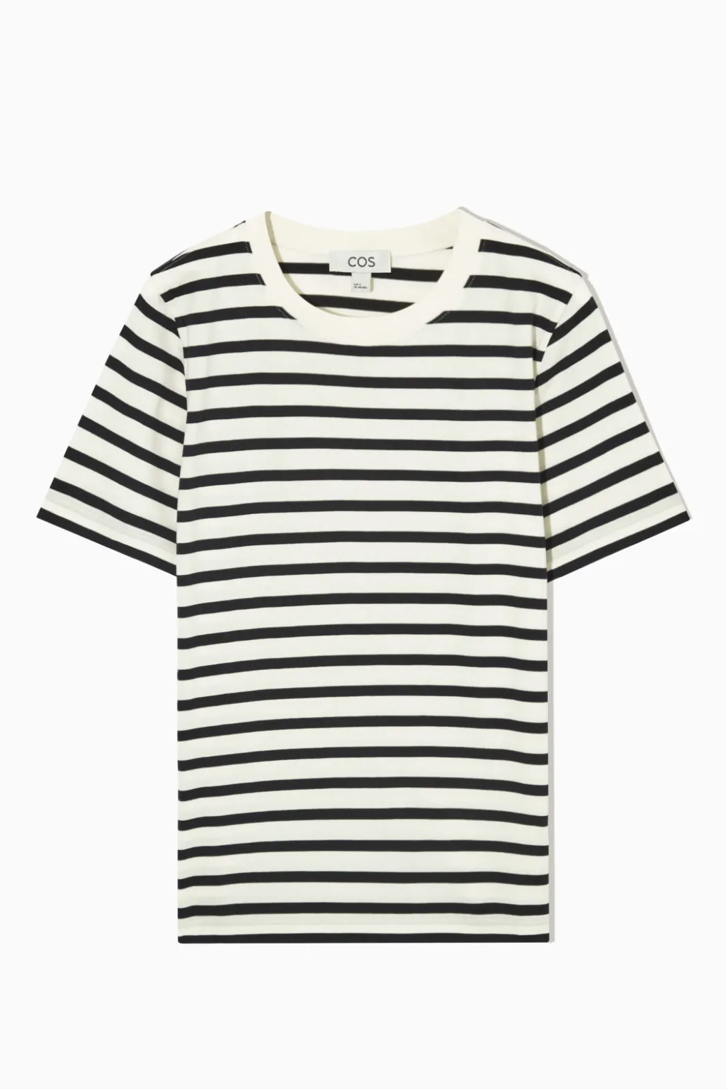 Clearance COS 24/7 REGULAR T-SHIRT navy / white