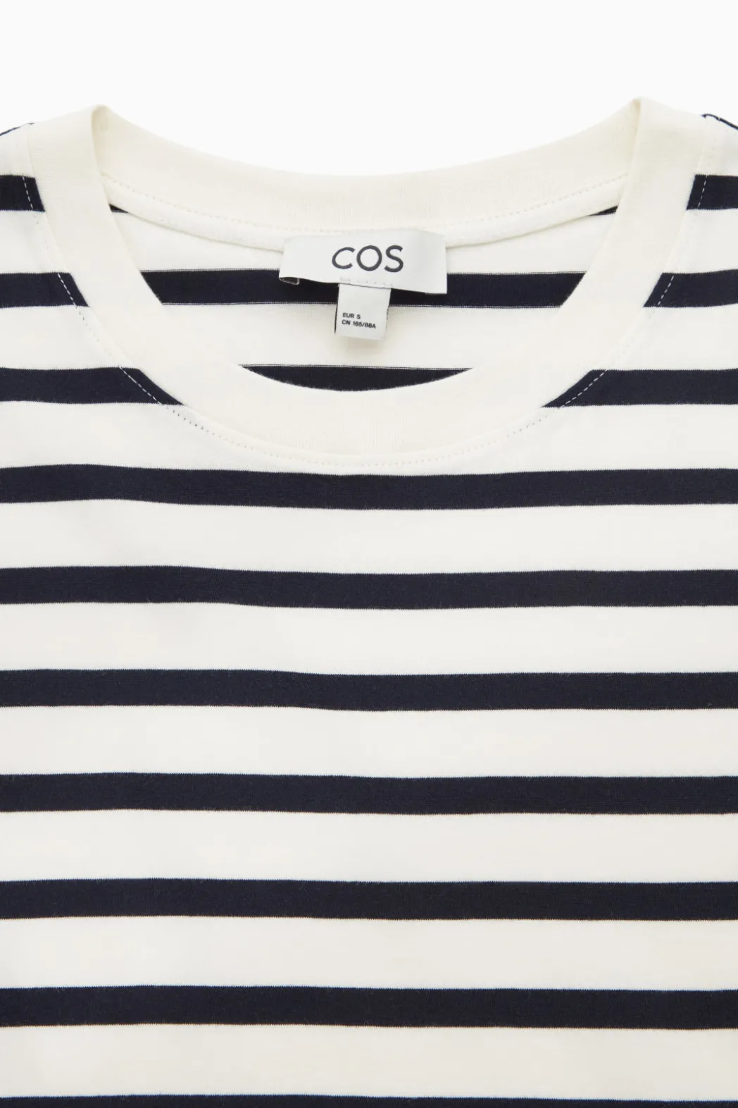 Clearance COS 24/7 REGULAR T-SHIRT navy / white