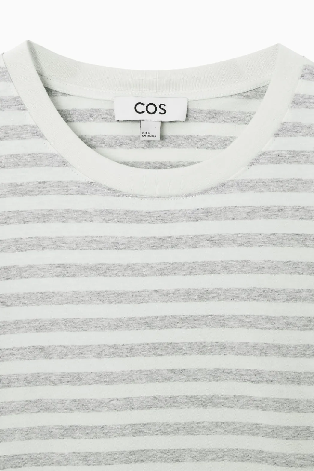 Sale COS 24/7 REGULAR T-SHIRT WHITE / GRAY