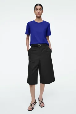 Hot COS 24/7 REGULAR T-SHIRT BLUE