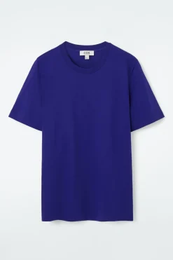 Hot COS 24/7 REGULAR T-SHIRT BLUE