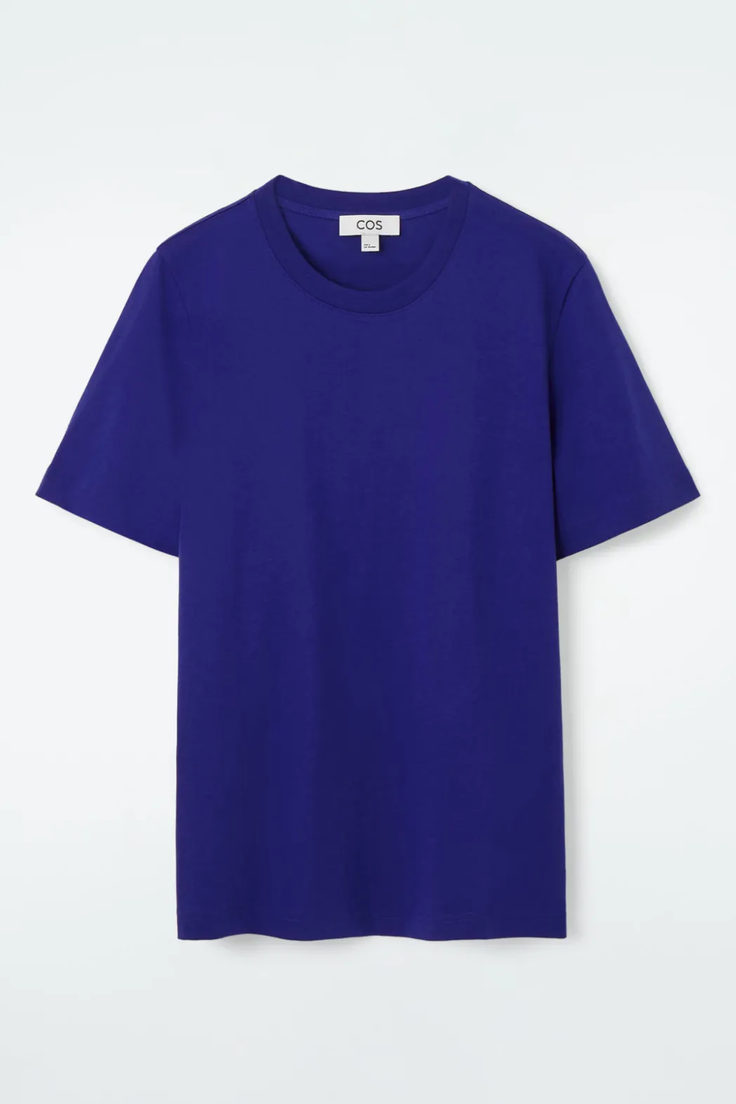 Hot COS 24/7 REGULAR T-SHIRT BLUE