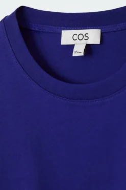 Hot COS 24/7 REGULAR T-SHIRT BLUE