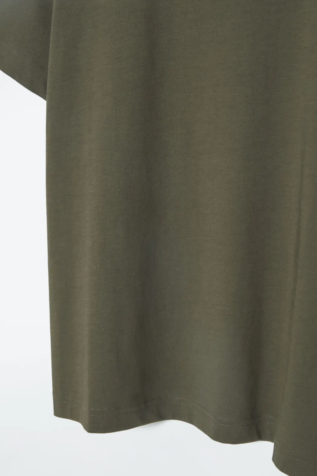 Sale COS 24/7 REGULAR T-SHIRT DARK KHAKI