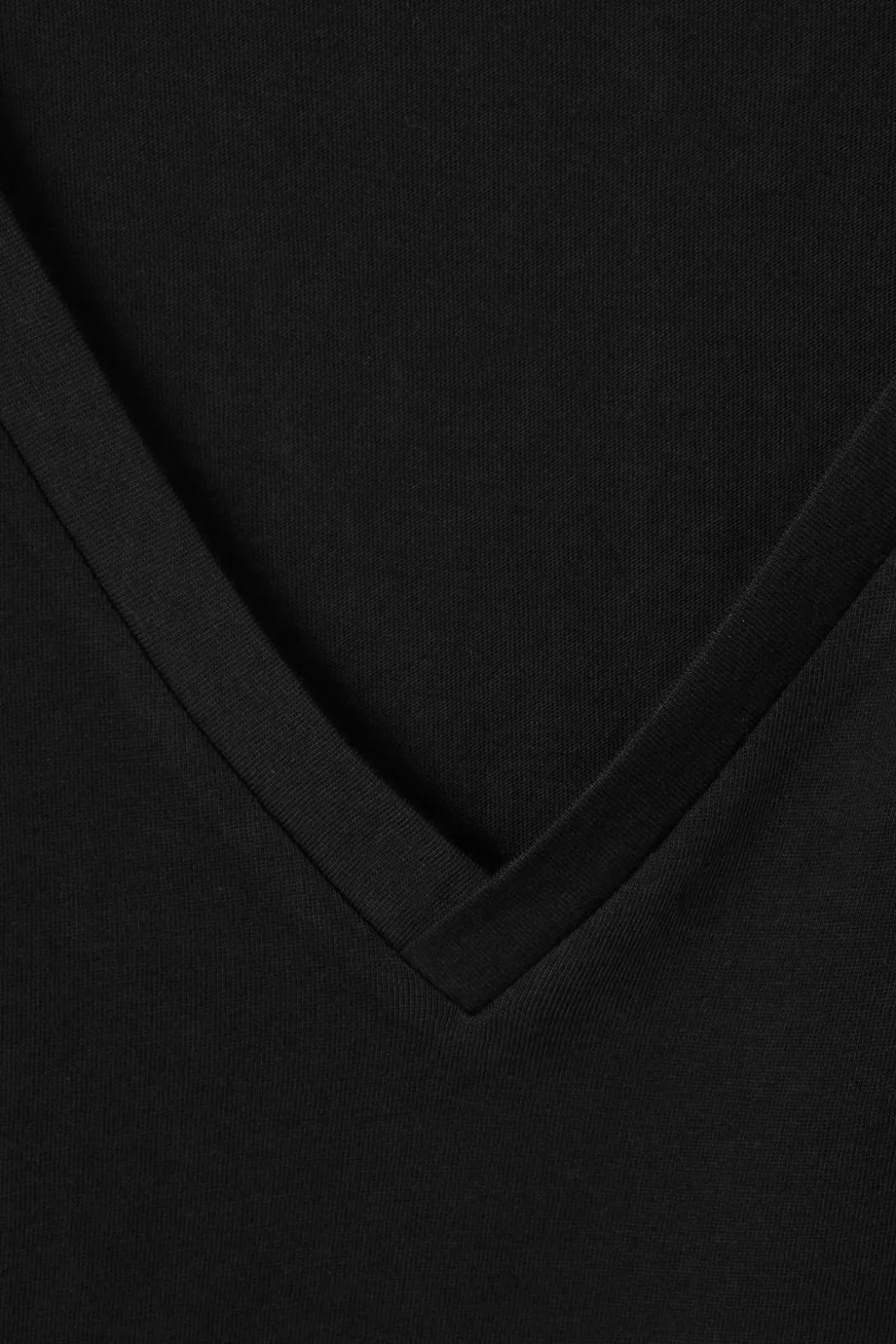 Hot COS 24/7 V-NECK T-SHIRT black