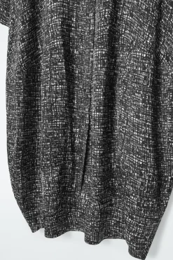 Clearance COS ABSTRACT CHECKED SHIRT DRESS BLACK / CHECKED