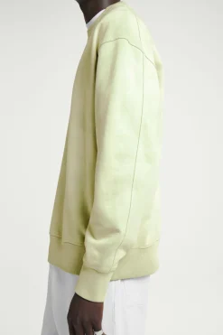 Outlet COS ACID-WASH SWEATSHIRT LIGHT GREEN