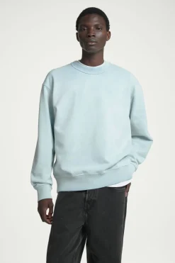Hot COS ACID-WASH SWEATSHIRT LIGHT BLUE
