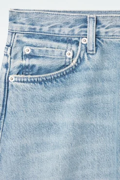 Sale COS A-LINE DENIM MIDI SKIRT BLUE