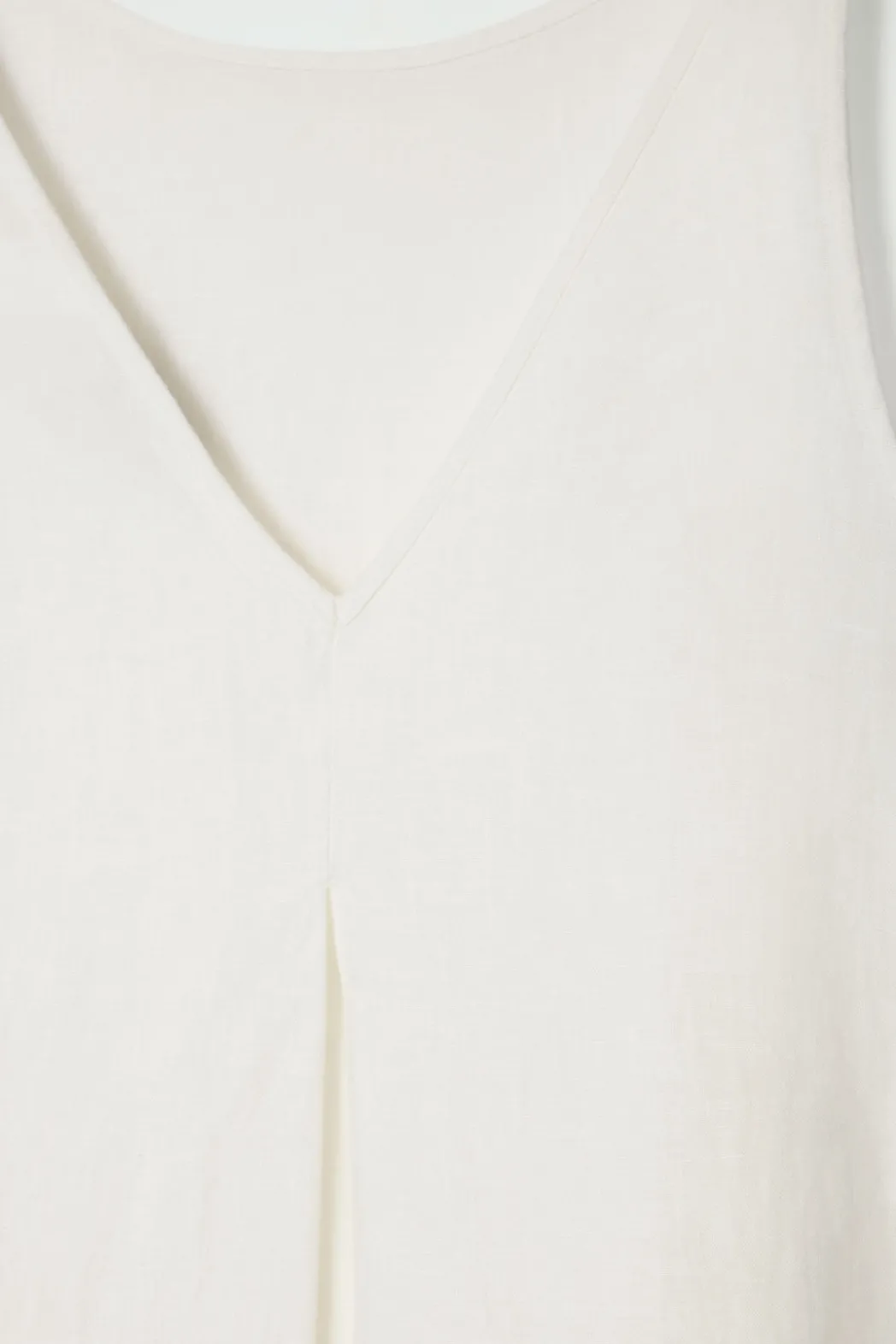 New COS A-LINE LINEN MAXI DRESS WHITE