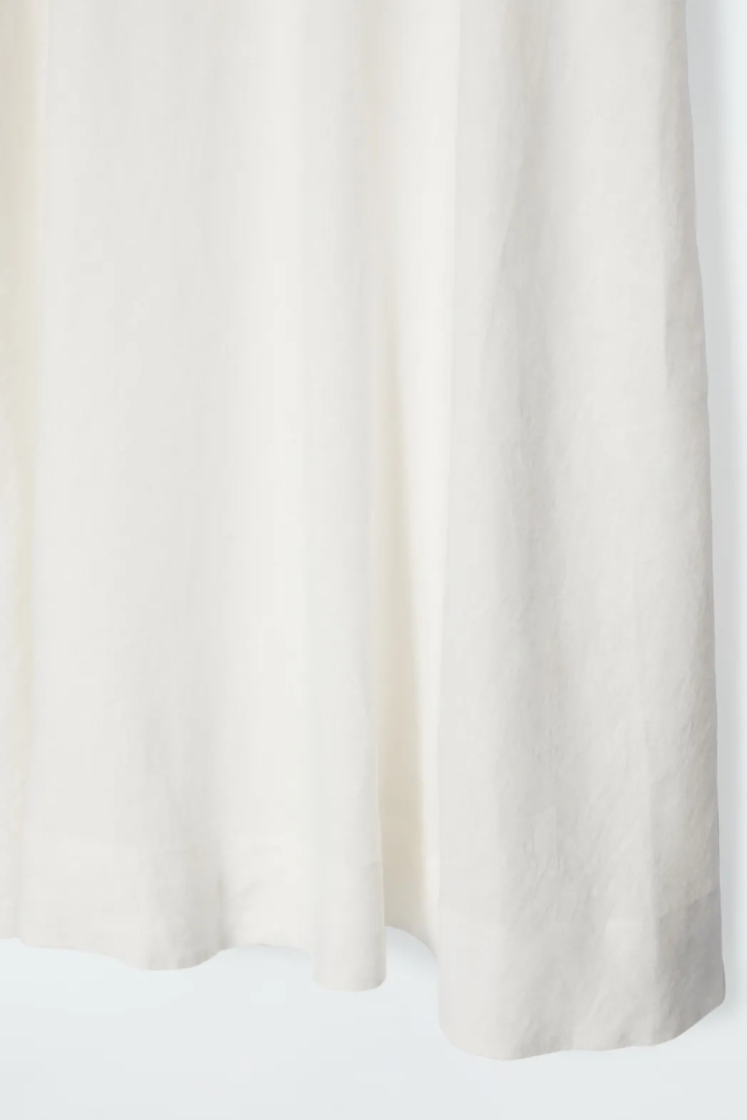 New COS A-LINE LINEN MAXI DRESS WHITE