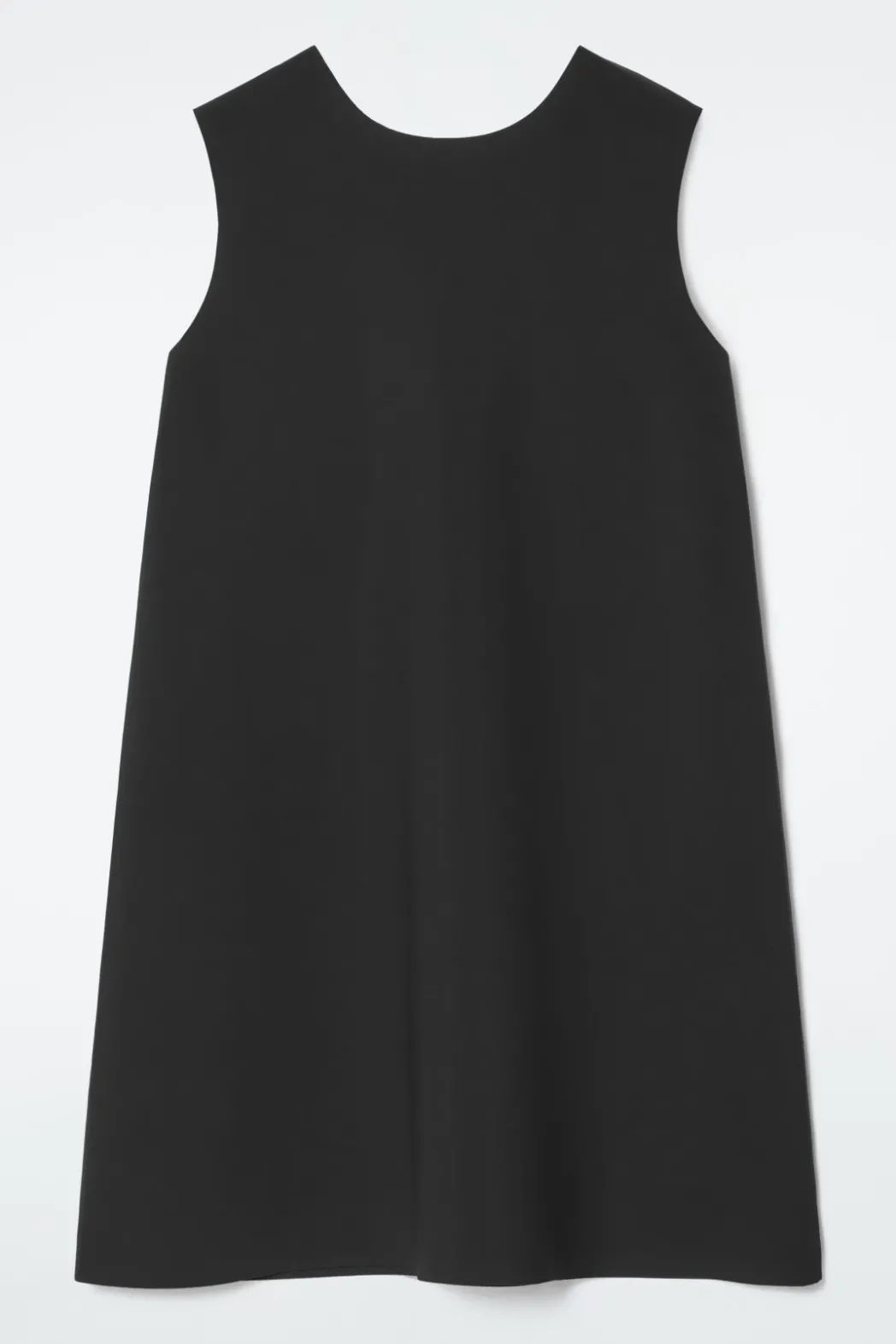 Clearance COS A-LINE SCUBA MINI DRESS BLACK