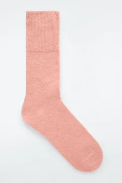 New COS ALPACA-BLEND ANKLE SOCKS APRICOT