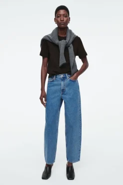 Discount COS ARCH TAPERED JEANS MID BLUE