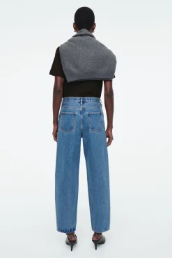 Discount COS ARCH TAPERED JEANS MID BLUE