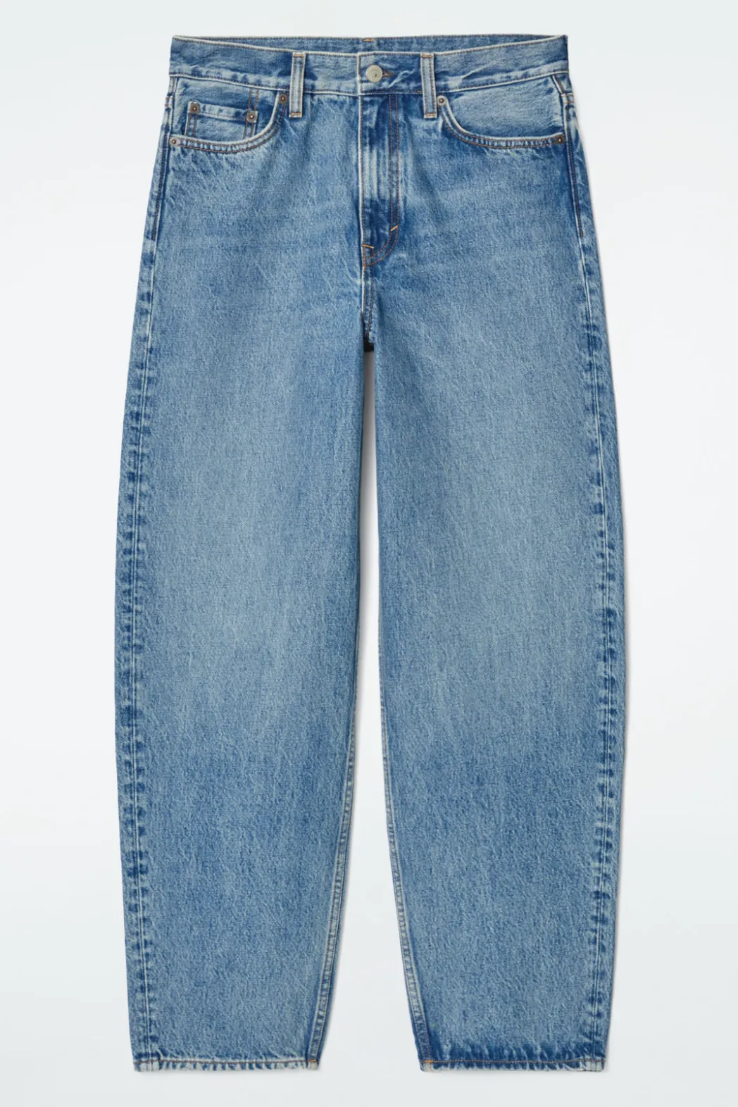 Discount COS ARCH TAPERED JEANS MID BLUE
