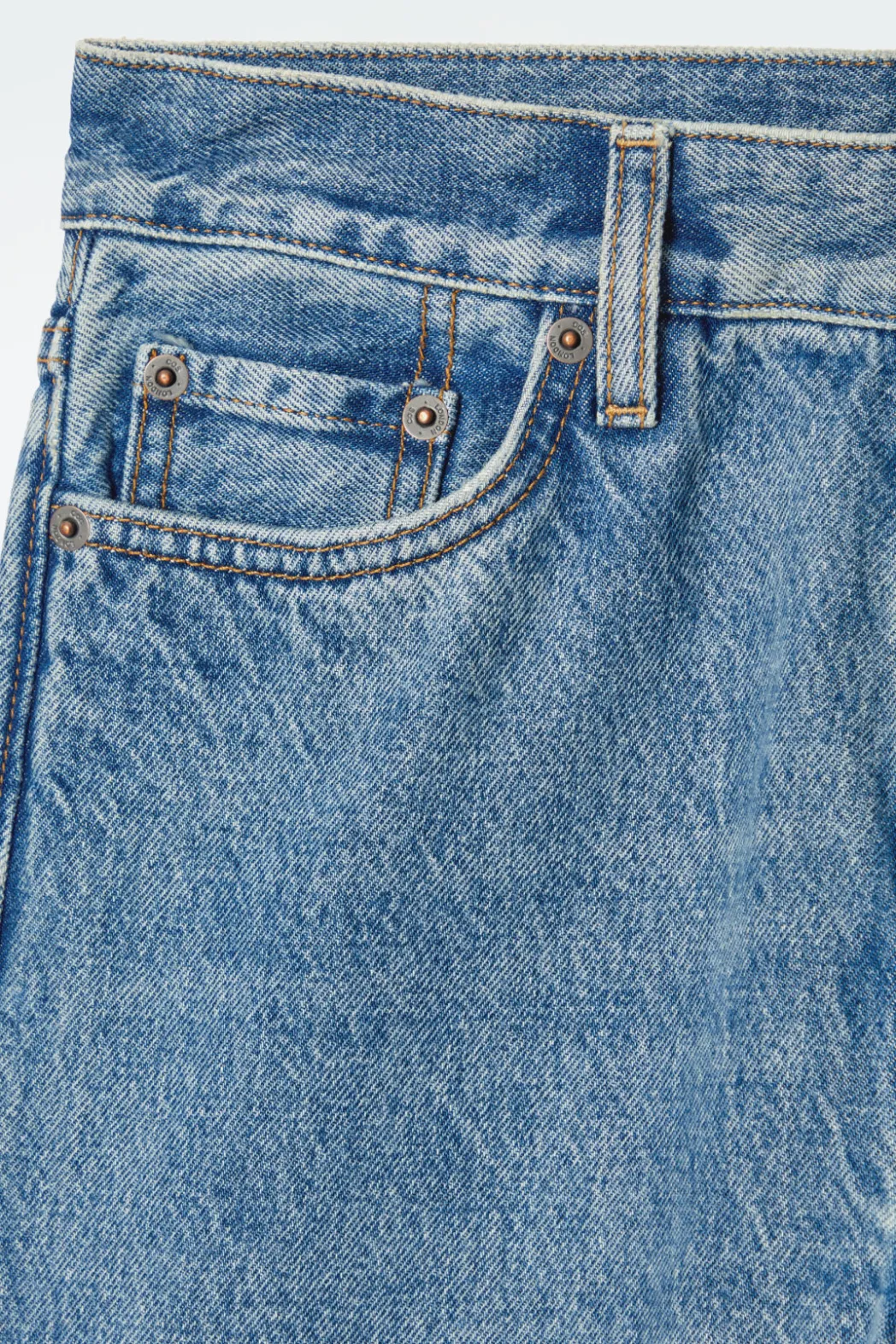 Discount COS ARCH TAPERED JEANS MID BLUE