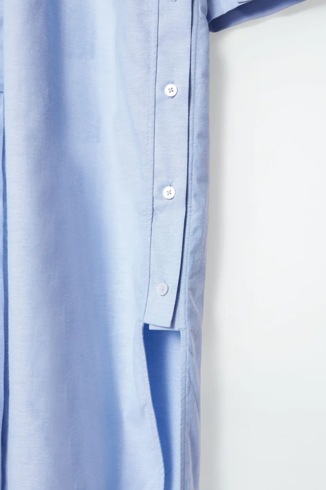 Clearance COS ASYMMETRIC DECONSTRUCTED SHIRT DRESS LIGHT BLUE