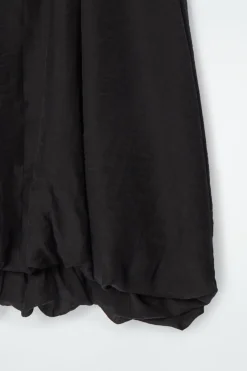 Online COS BALLOON MINI DRESS BLACK