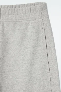 Online COS BARREL-LEG JOGGERS GRAY MÉLANGE