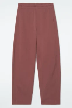 Best COS BARREL-LEG JOGGERS RUST BROWN
