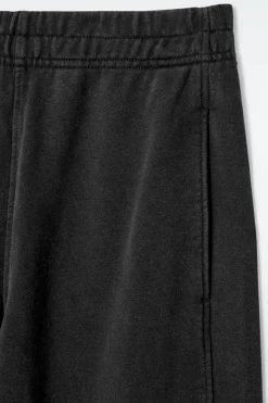 New COS BARREL-LEG JOGGERS BLACK