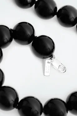 Clearance COS BEADED ONYX NECKLACE BLACK