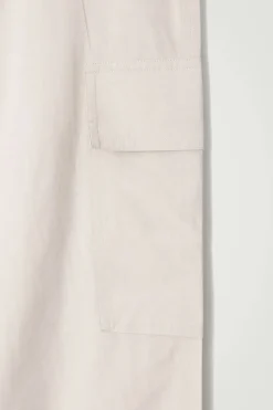 Best COS BELTED TECHNICAL COTTON CARGO PANTS STONE