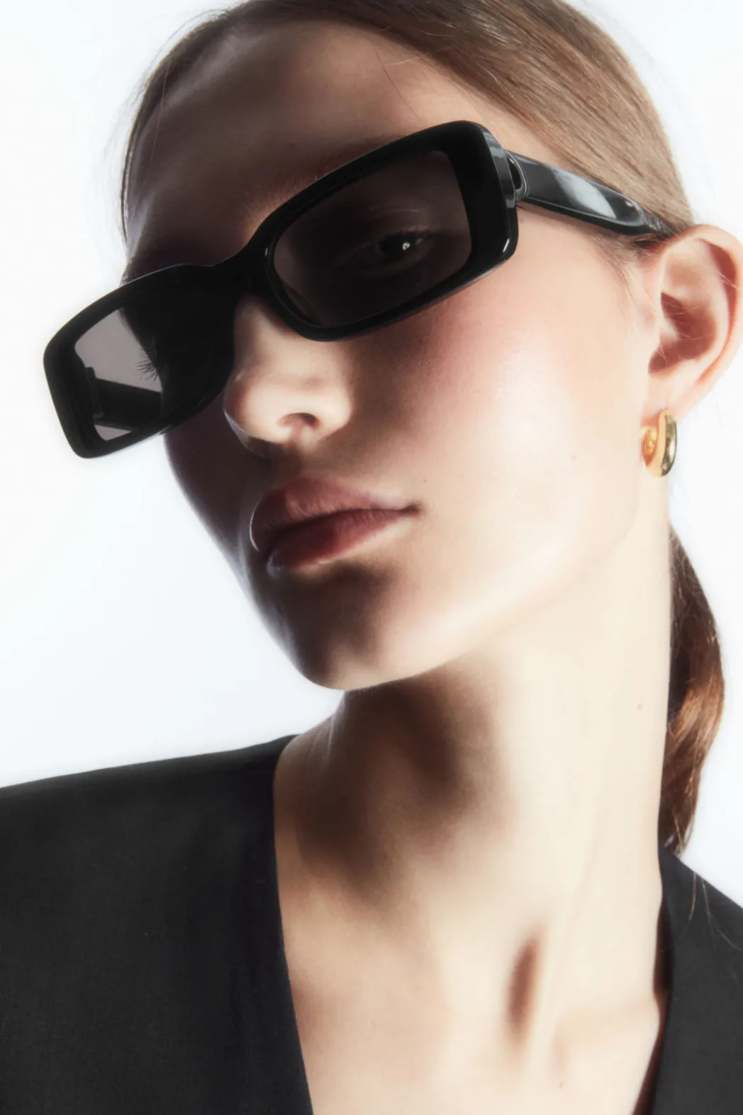 Hot COS BLADE SUNGLASSES - RECTANGLE BLACK