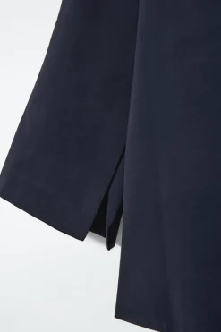 Online COS BOAT-NECK MINI DRESS NAVY