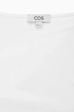 Hot COS BOAT-NECK TANK TOP WHITE