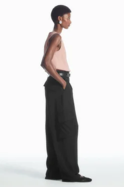 New COS BOAT-NECK TANK TOP PINK