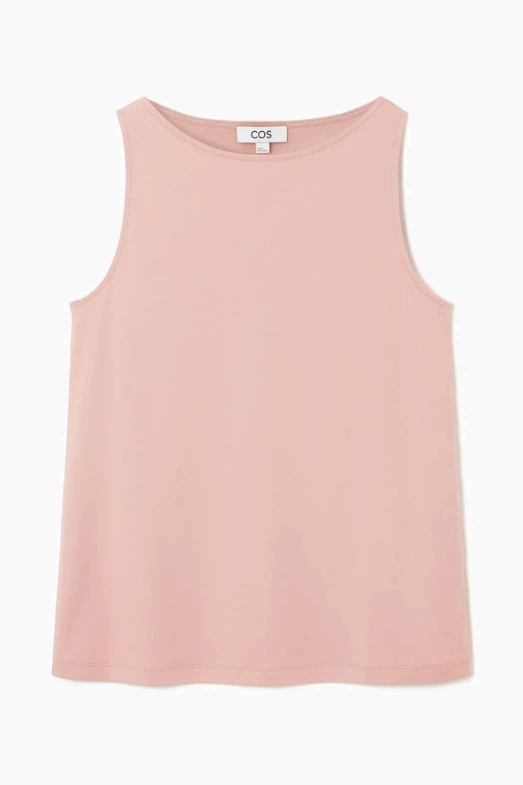 New COS BOAT-NECK TANK TOP PINK