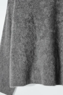 Best COS BRUSHED-CASHMERE TURTLENECK SWEATER CHARCOAL