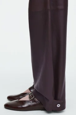 Online COS BUCKLED BALLET FLATS BORDEAUX