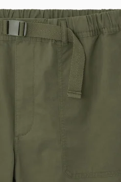 COS BUCKLED UTILITY SHORTS KHAKI BROWN
