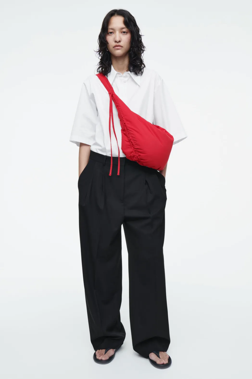 Clearance COS CANOPY MINI CROSSBODY - NYLON RED