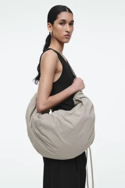 COS CANOPY OVERSIZED CROSSBODY - NYLON STONE