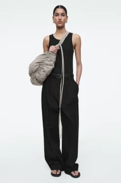 COS CANOPY OVERSIZED CROSSBODY - NYLON STONE