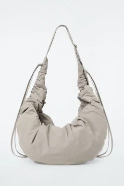 COS CANOPY OVERSIZED CROSSBODY - NYLON STONE