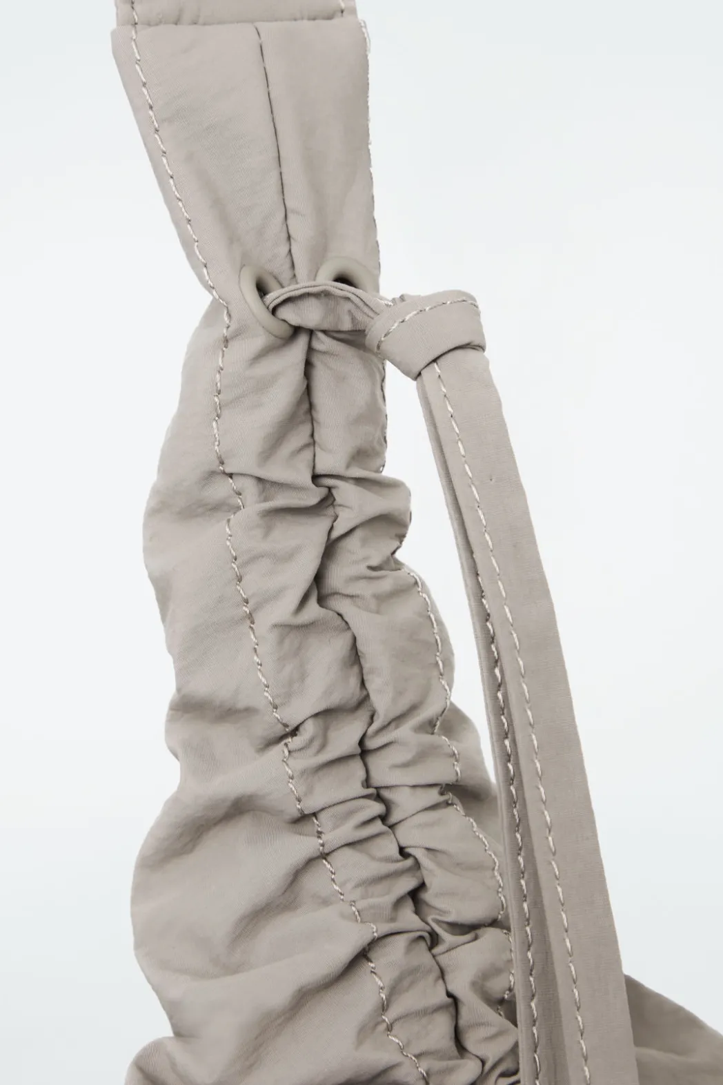 COS CANOPY OVERSIZED CROSSBODY - NYLON STONE