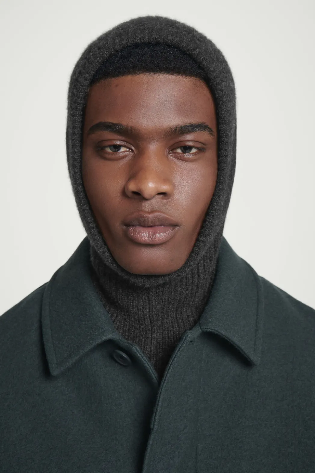 Hot COS CASHMERE BALACLAVA CHARCOAL / MELANGE